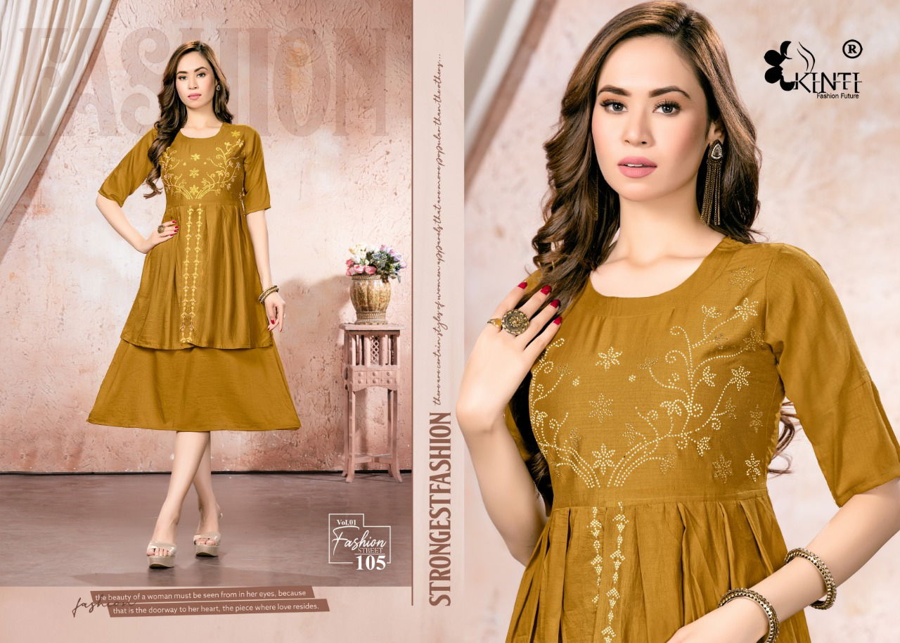 Street Vol 1 By Kinti Fashion Party Wear Kurtis Catalog